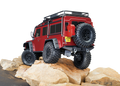 1/10 TRX-4 Land Rover Defender, 4WD, RTD (Requires battery & charger): Red