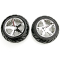 Anaconda Tire/ AllStar Wheels Chrome (2): Rear