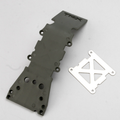 Skidplate, Front, Grey: 4937A