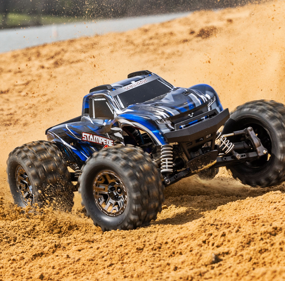 1/10 Stampede, 4x4, VXL (Requires battery & charger): Blue