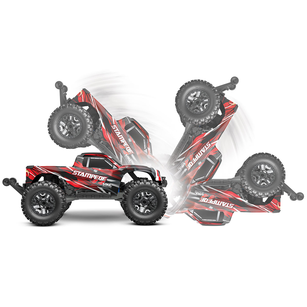 1/10 Stampede, 4x4, VXL (Requires battery & charger): Blue