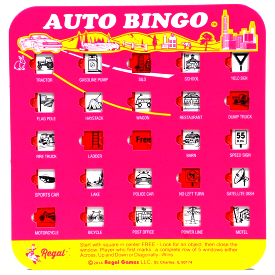 Travel Bingo Cards