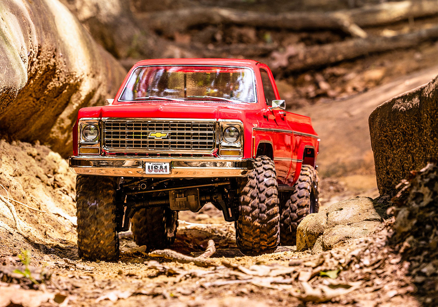 1/10 TRX-4® Chevrolet® K10:  Red