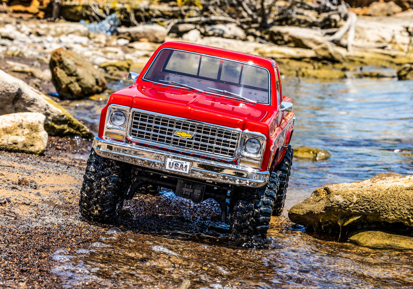 1/10 TRX-4® Chevrolet® K10:  Red
