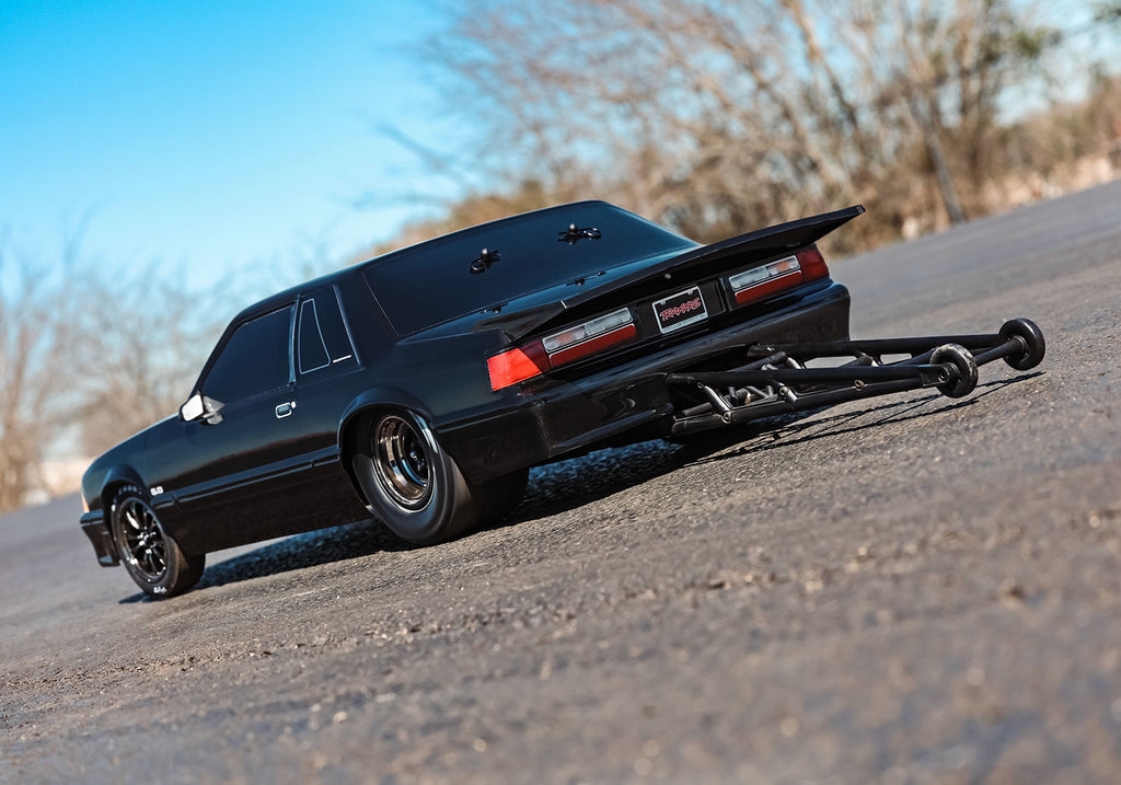 1/10 Drag Slash Mustang, 2WD, RTR (Requires battery & charger): Black