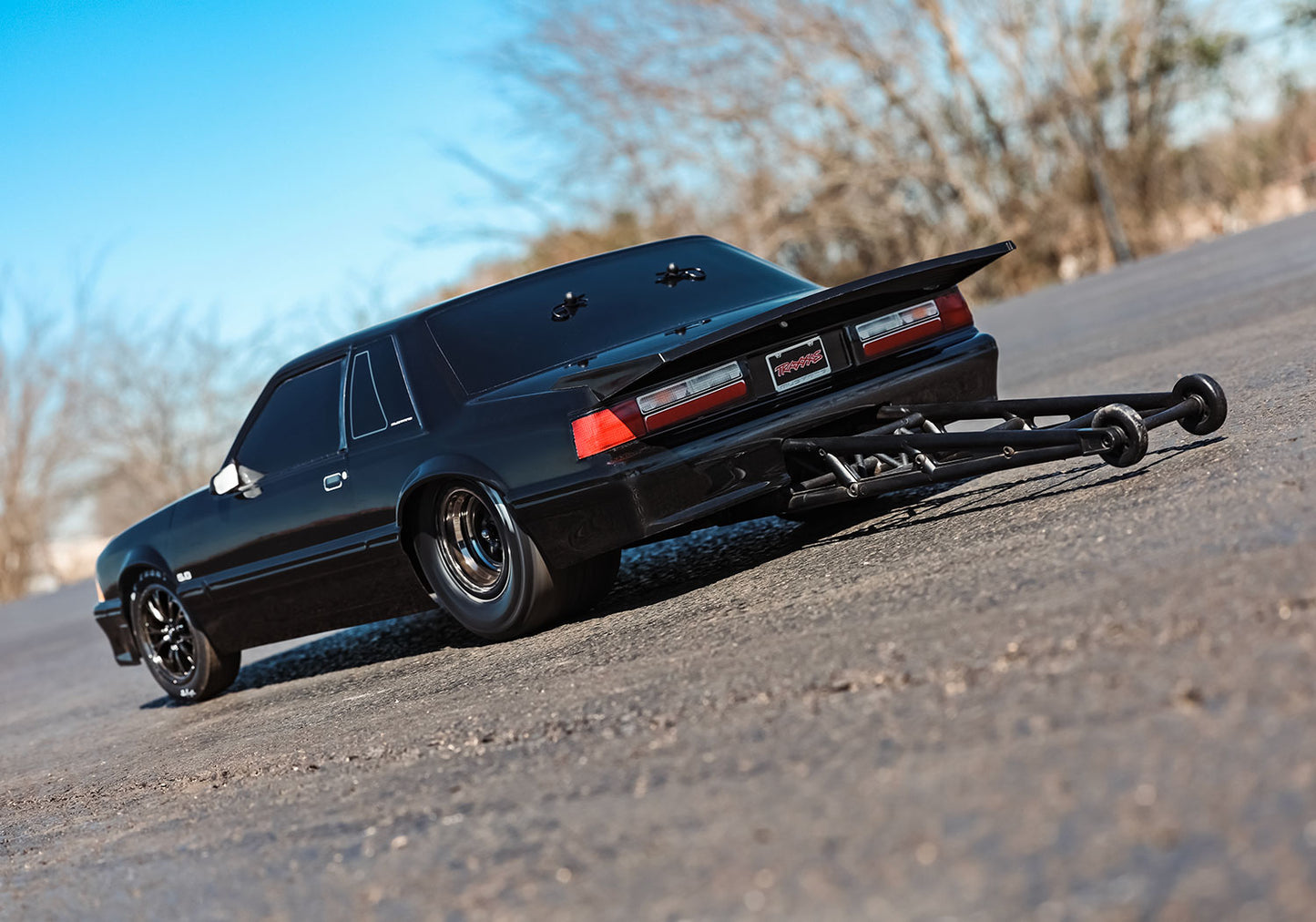 1/10 Drag Slash Mustang, 2WD, RTR (Requires battery & charger): Black