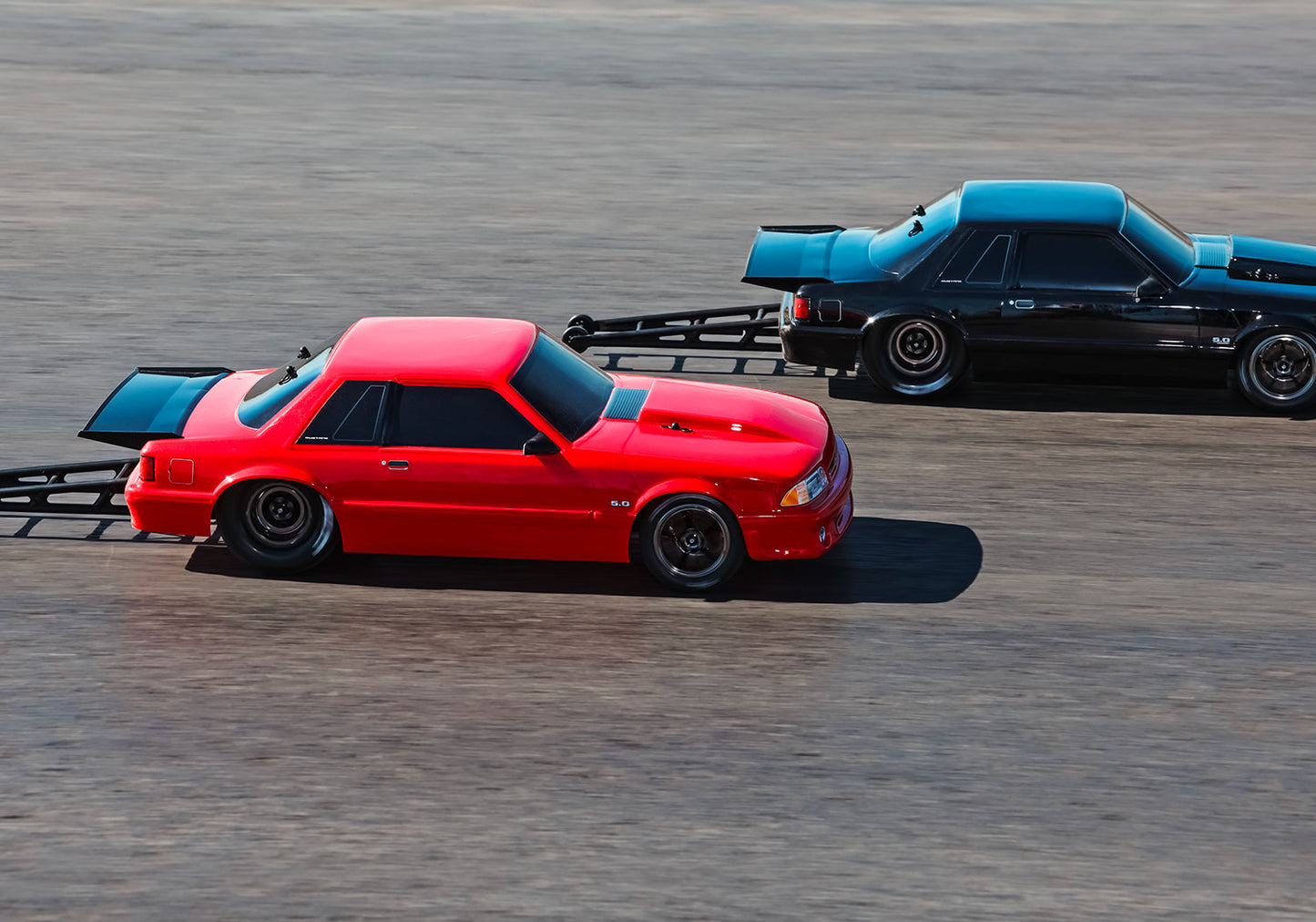1/10 Drag Slash Mustang, 2WD, RTR (Requires battery & charger): Black