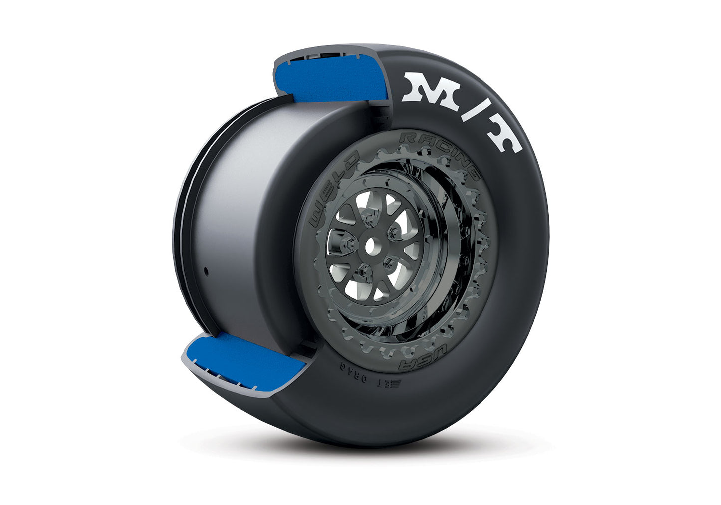 1/10 Drag Slash Mustang, 2WD, RTR (Requires battery & charger): Black