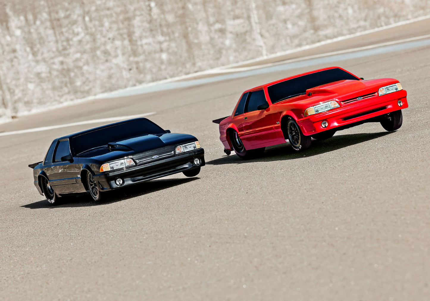 1/10 Drag Slash Mustang, 2WD, RTR (Requires battery & charger): Black