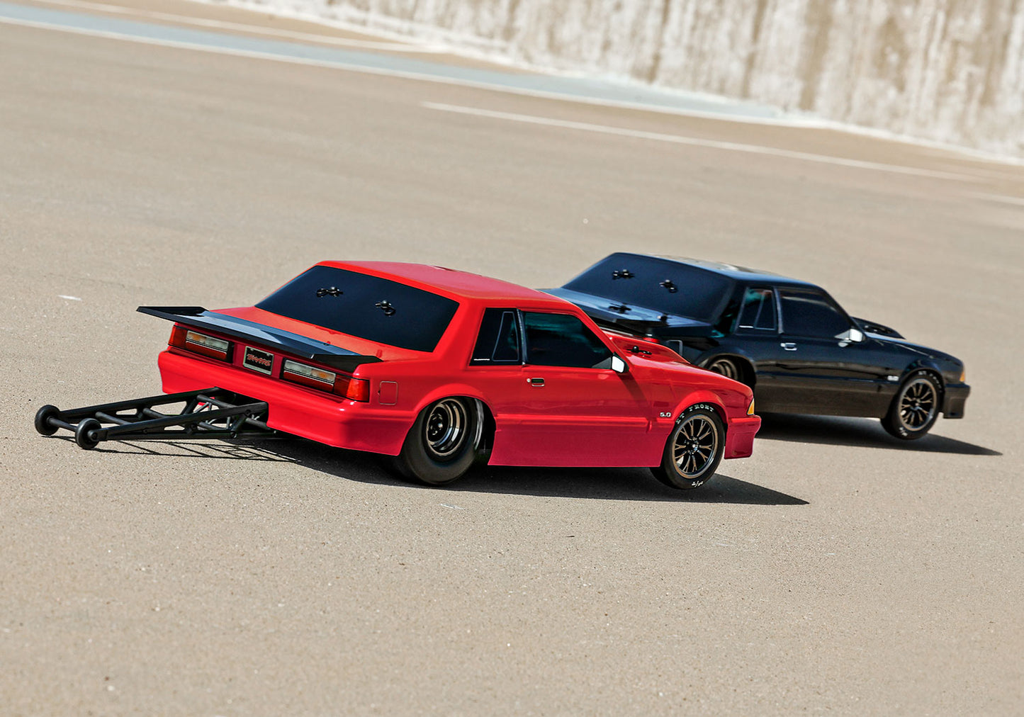 1/10 Drag Slash Mustang, 2WD, RTR (Requires battery & charger): Black