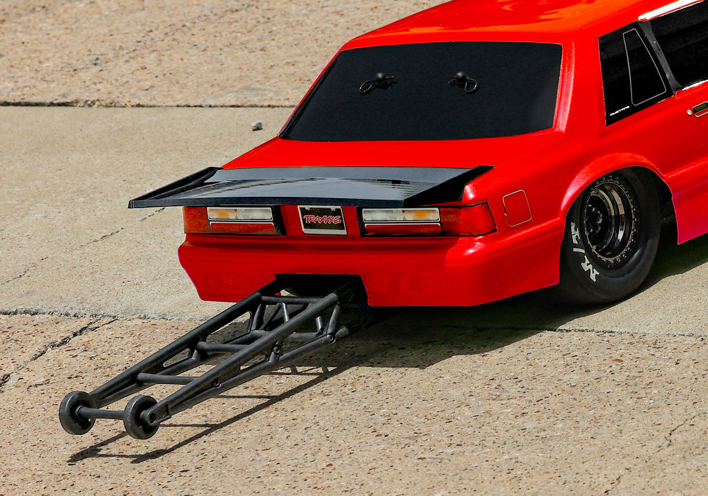 1/10 Drag Slash Mustang, 2WD, RTR (Requires battery & charger): Black