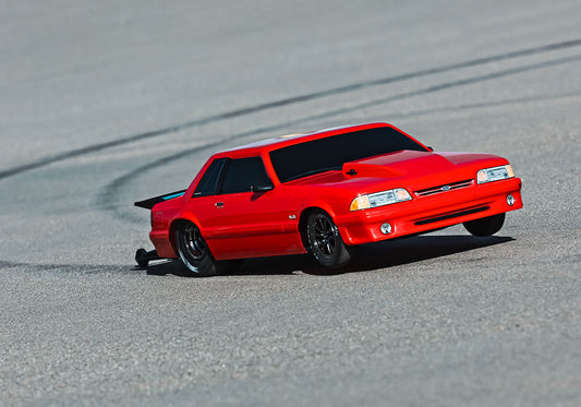 1/10 Drag Slash Mustang, 2WD, RTR (Requires battery & charger): Red