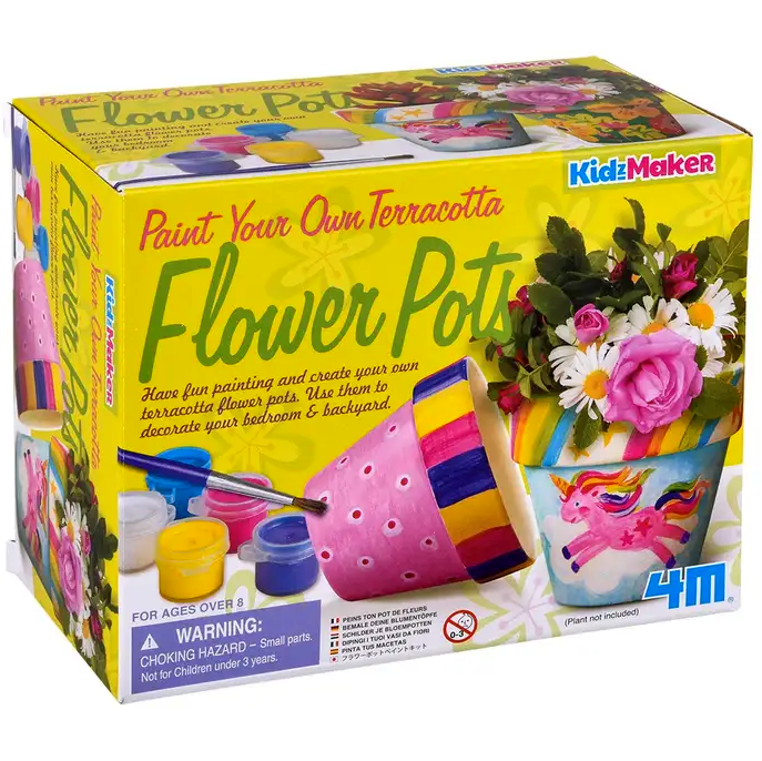 Paint Your Own Terracotta Flower Pot