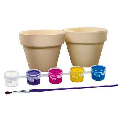 Paint Your Own Terracotta Flower Pot