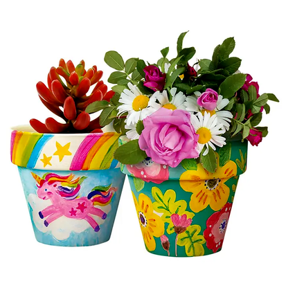Paint Your Own Terracotta Flower Pot