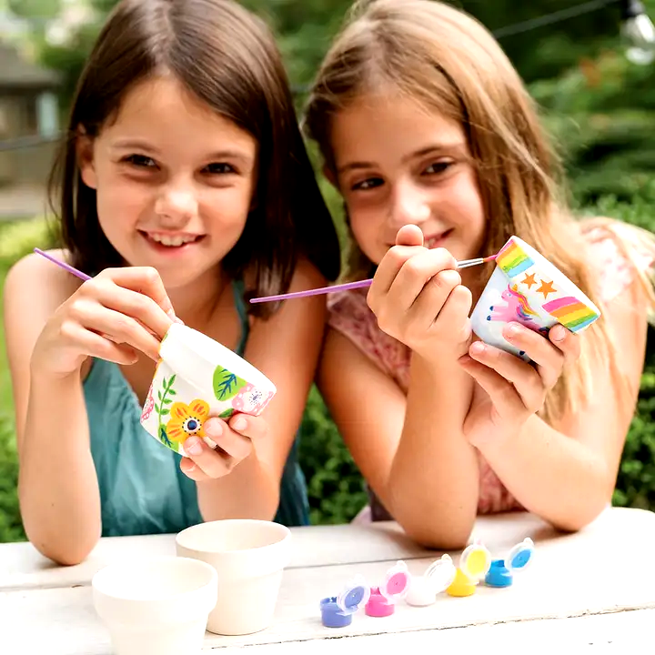 Paint Your Own Terracotta Flower Pot
