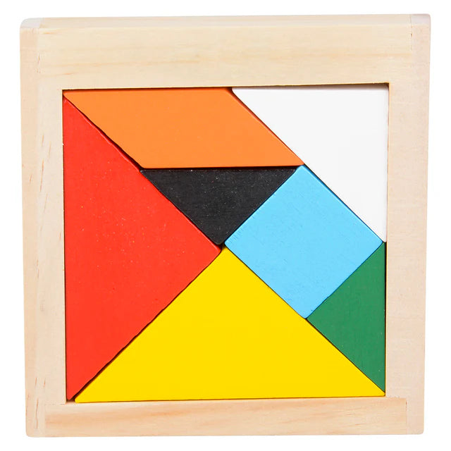 4" Wooden Tangram Puzzle