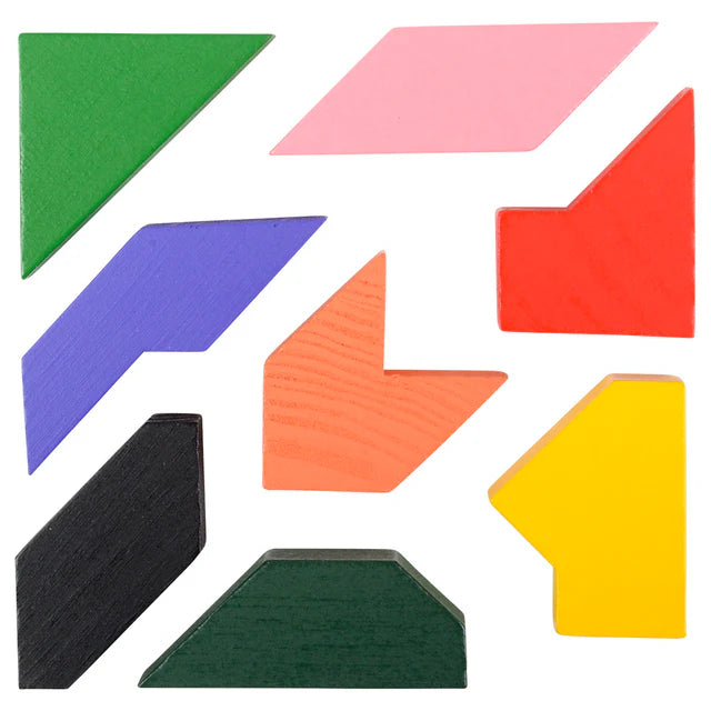 4" Wooden Tangram Puzzle