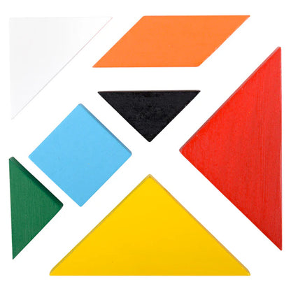 4" Wooden Tangram Puzzle
