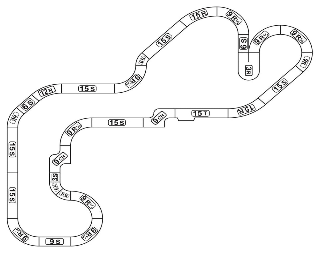 HO Limited Edition 55ft Ayrton Senna Race Set 8 different Layouts