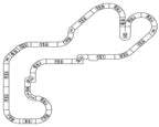 HO Limited Edition 55ft Ayrton Senna Race Set 8 different Layouts