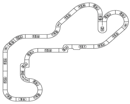 HO Limited Edition 55ft Ayrton Senna Race Set 8 different Layouts