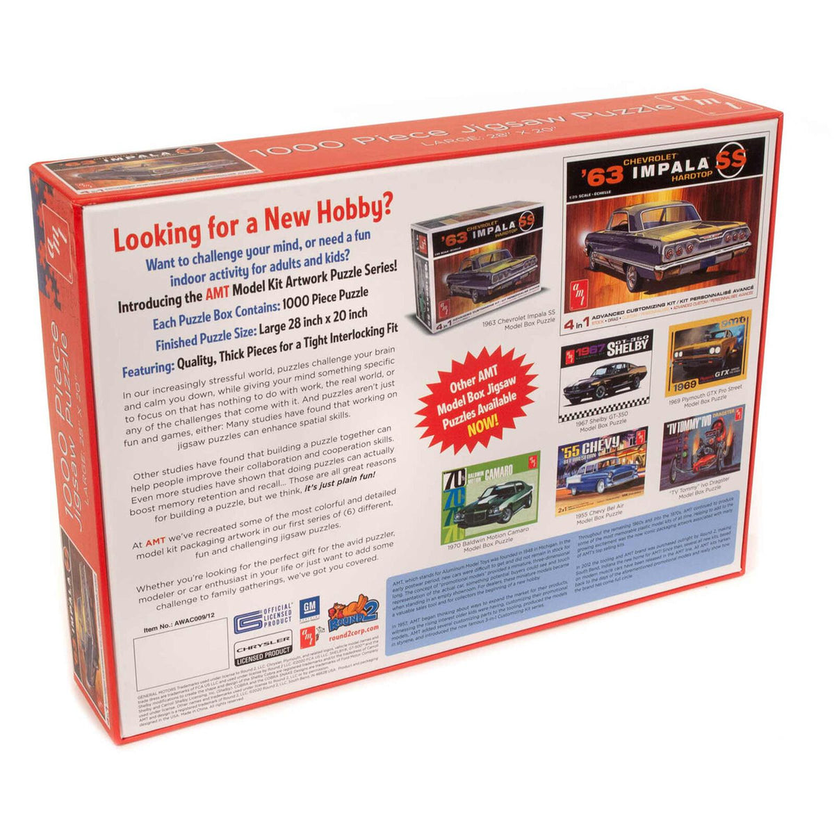 1963 Chevy Impala Hardtop 1,000 pc Jigsaw Puzzle