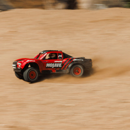 1/12 Mojave GROM Small Scale 4x4 DT RTR (Includes battery and charger) Red/Black: ARA2104T1