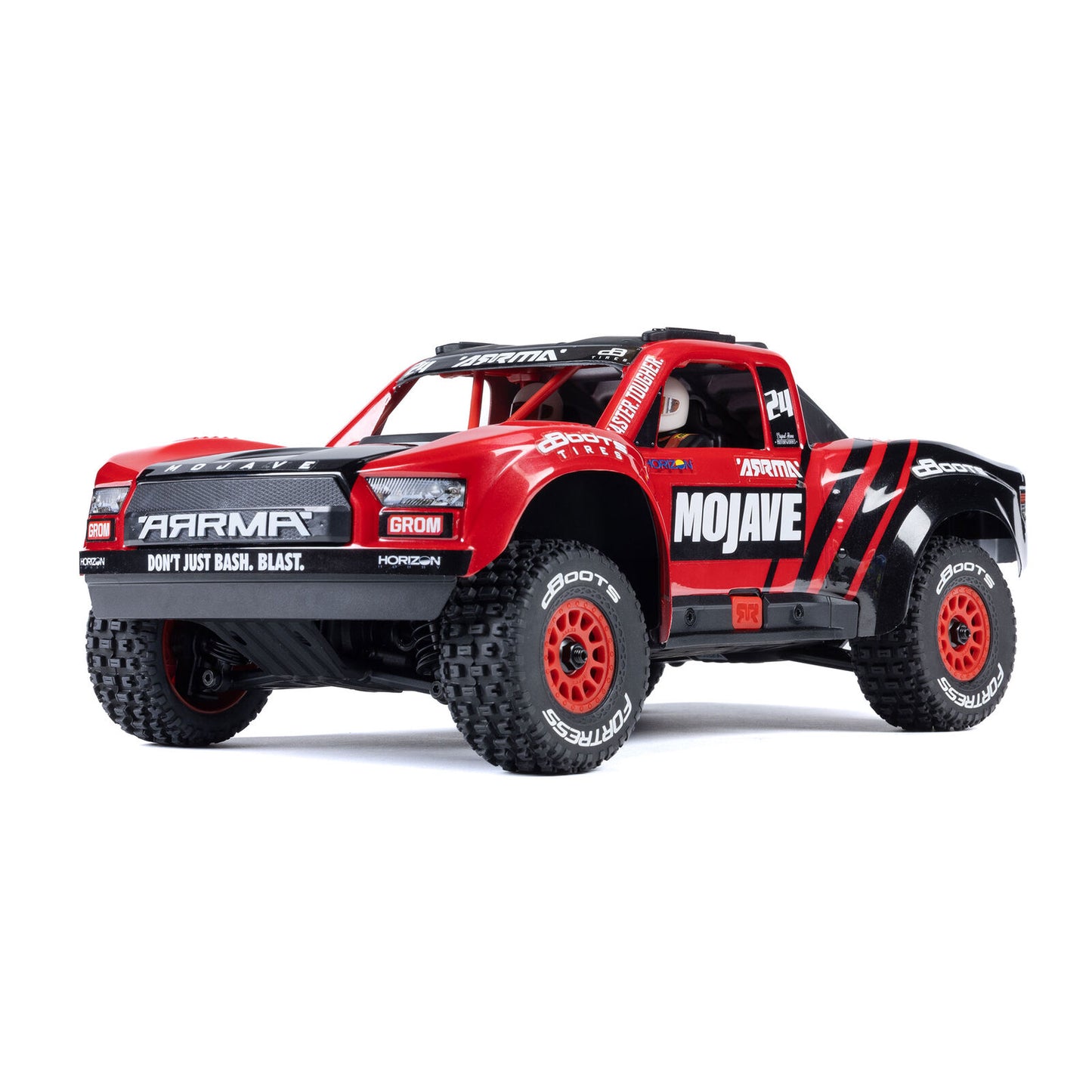 1/12 Mojave GROM Small Scale 4x4 DT RTR (Includes battery and charger) Red/Black: ARA2104T1