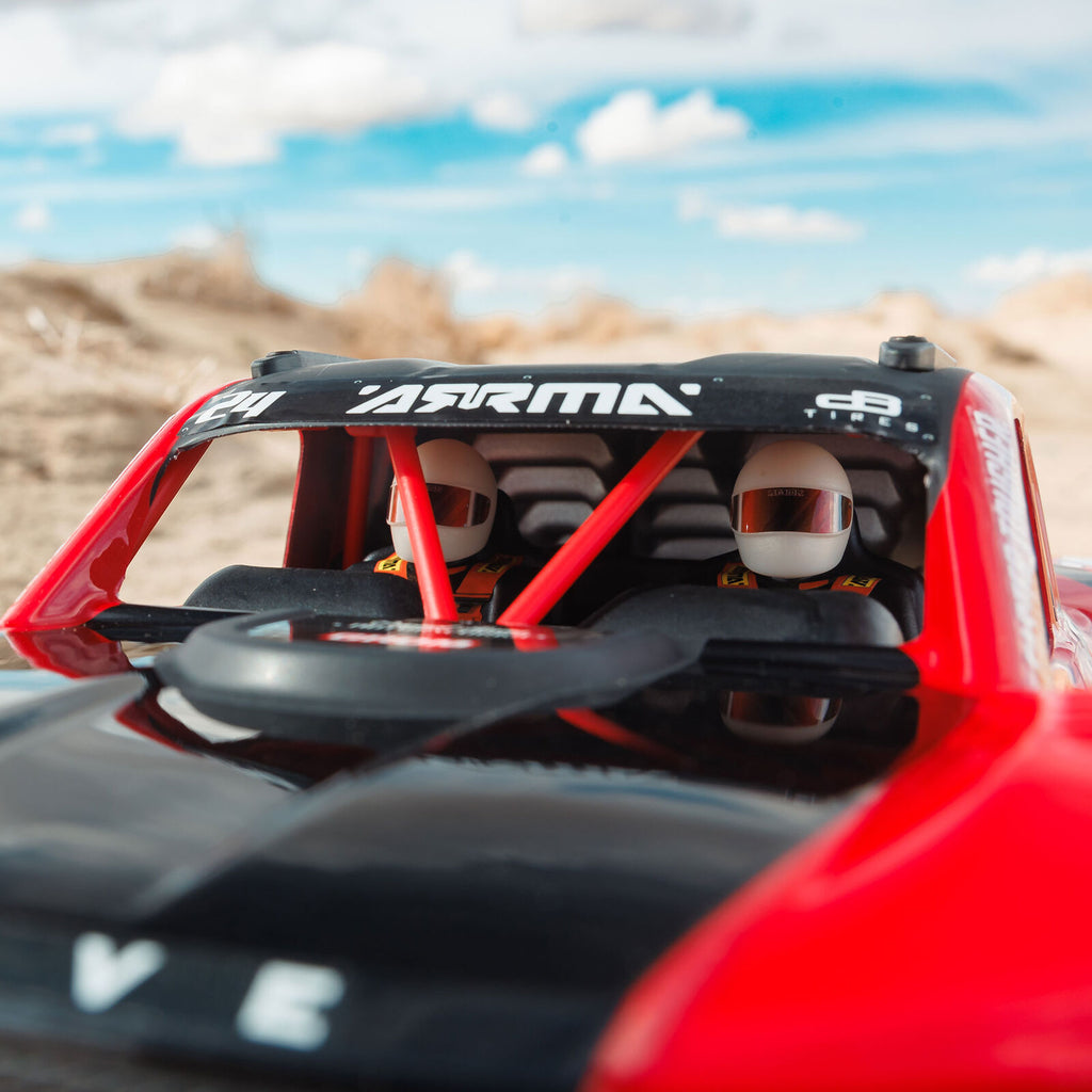 1/12 Mojave GROM Small Scale 4x4 DT RTR (Includes battery and charger) Red/Black: ARA2104T1