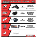 1/12 Mojave GROM Small Scale 4x4 DT RTR (Includes battery and charger) Red/Black: ARA2104T1