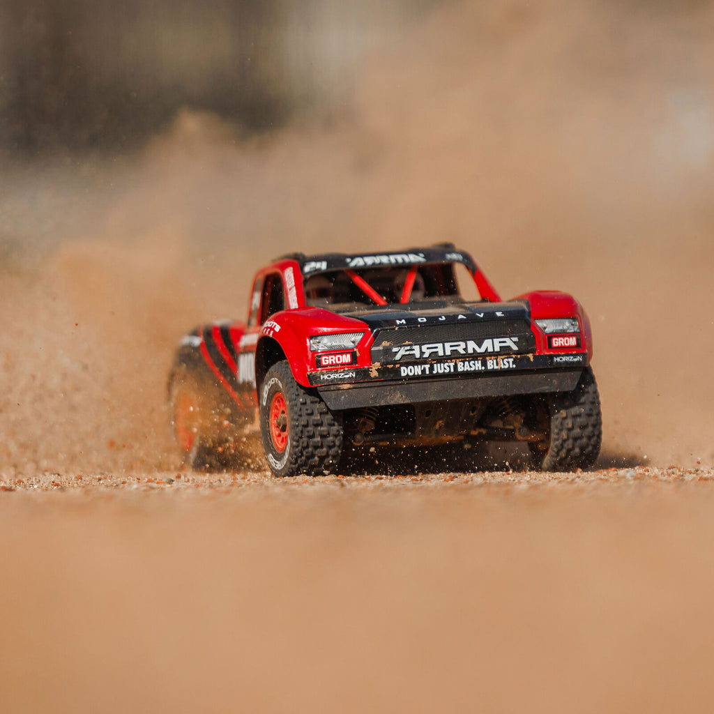 1/12 Mojave GROM Small Scale 4x4 DT RTR (Includes battery and charger) Red/Black: ARA2104T1