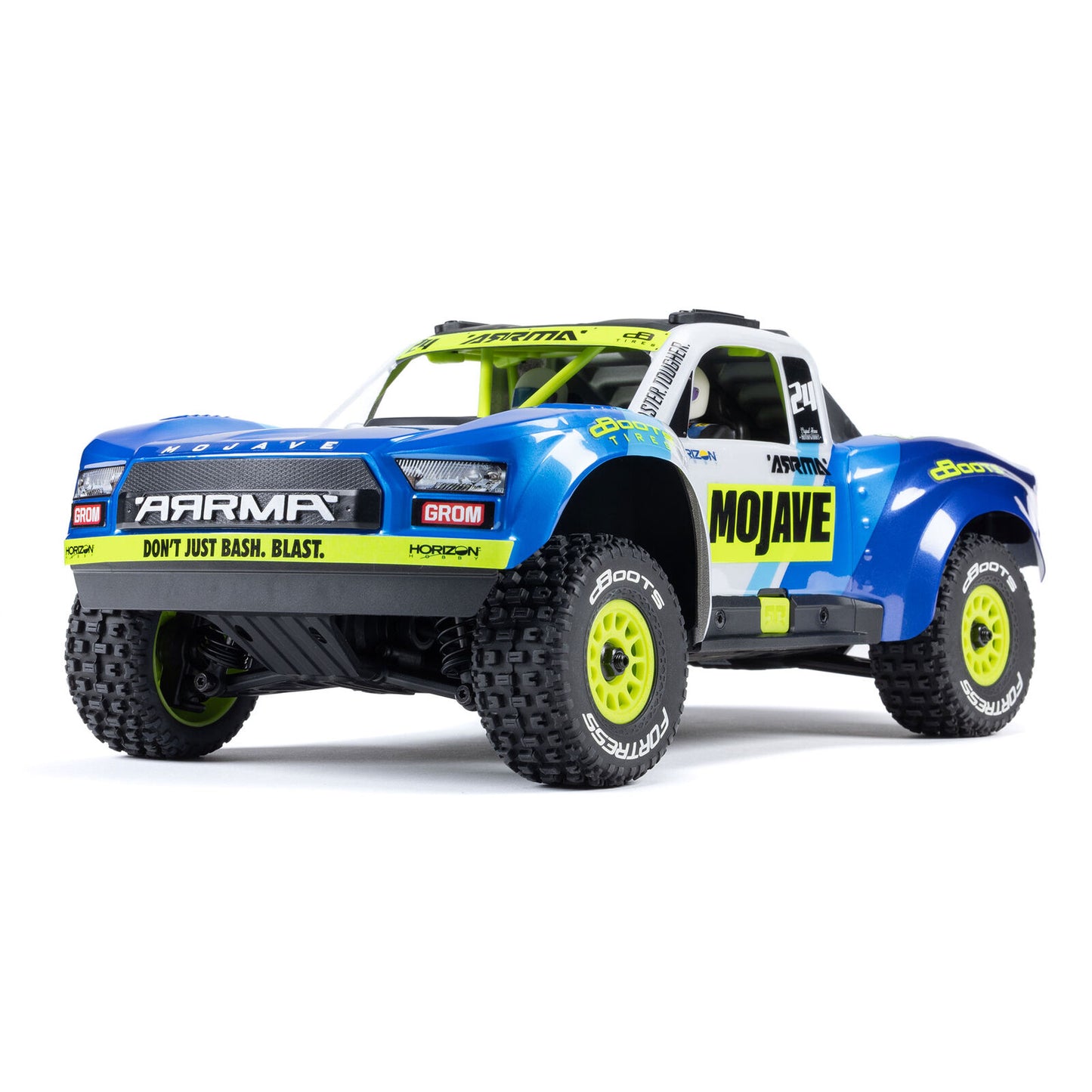 1/12 Mojave GROM Small Scale 4x4 DT RTR (Includes battery and charger) Blue/White: ARA2104T2