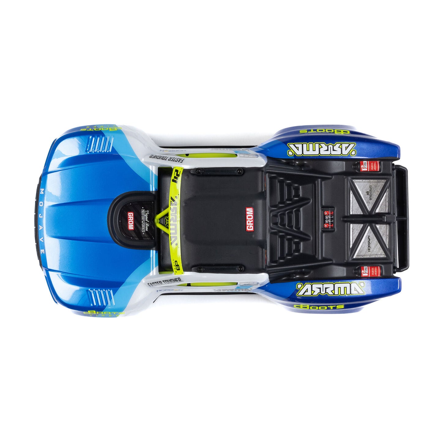 1/12 Mojave GROM Small Scale 4x4 DT RTR (Includes battery and charger) Blue/White: ARA2104T2