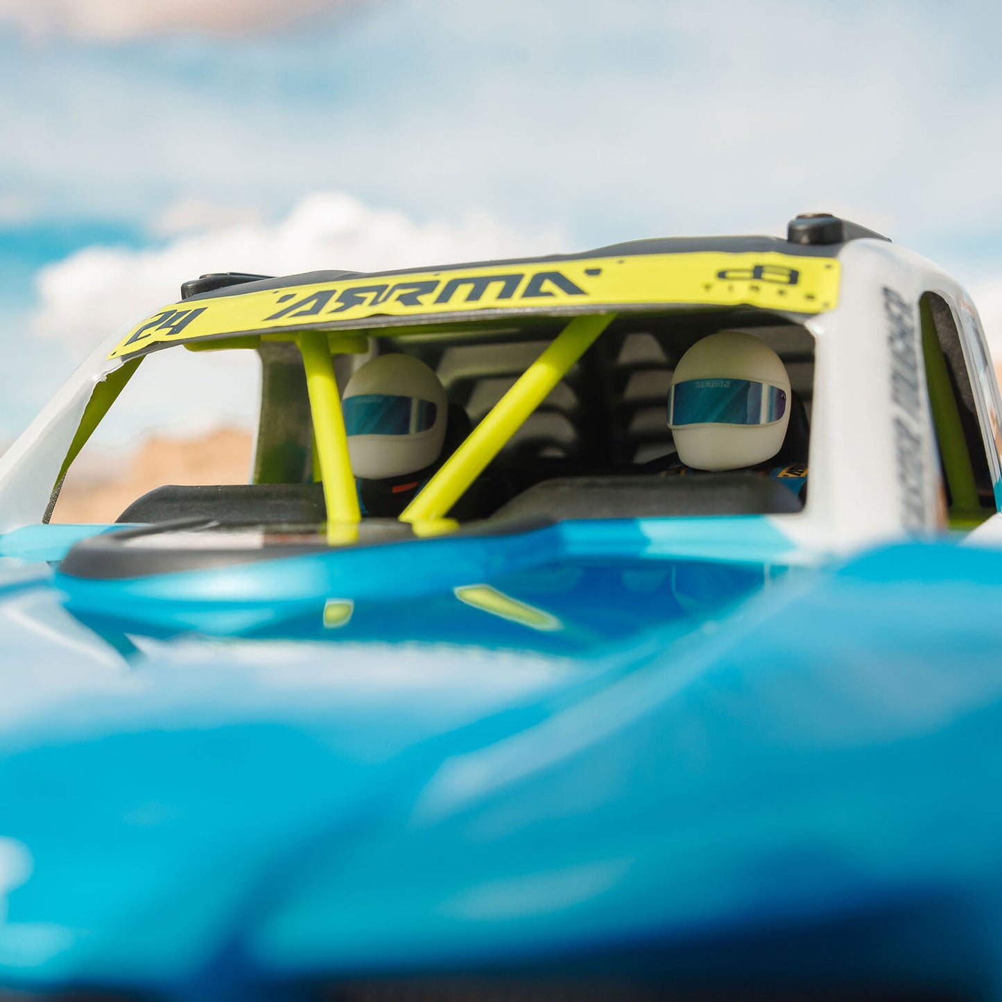 1/12 Mojave GROM Small Scale 4x4 DT RTR (Includes battery and charger) Blue/White: ARA2104T2