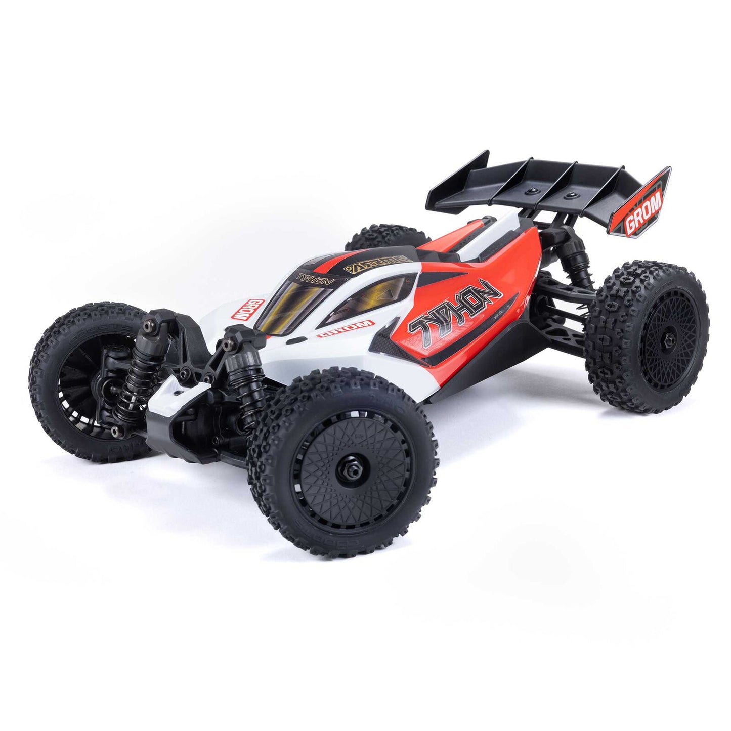 1/12 Typhon GROM Small Scale 4x4 Buggy (Includes battery and charger) Red/White: ARA2106T2