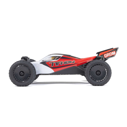 1/12 Typhon GROM Small Scale 4x4 Buggy (Includes battery and charger) Red/White: ARA2106T2