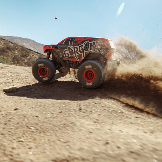 1/16 Gorgon GROM Small Scale 4x4 MT (Includes battery and charger) Red: ARA2130T2