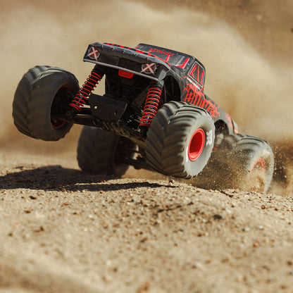 1/16 Quake GROM Small Scale 4x4 MT (Includes battery and charger) Red: ARA2137T1