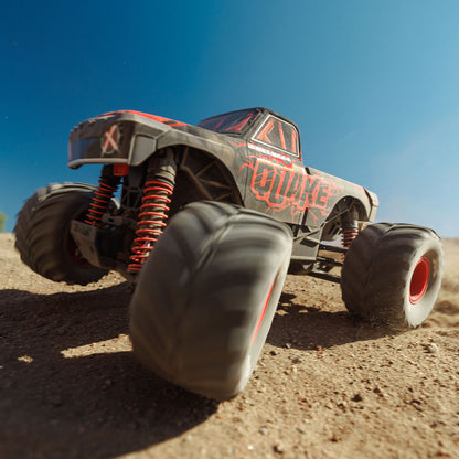 1/16 Quake GROM Small Scale 4x4 MT (Includes battery and charger) Red: ARA2137T1