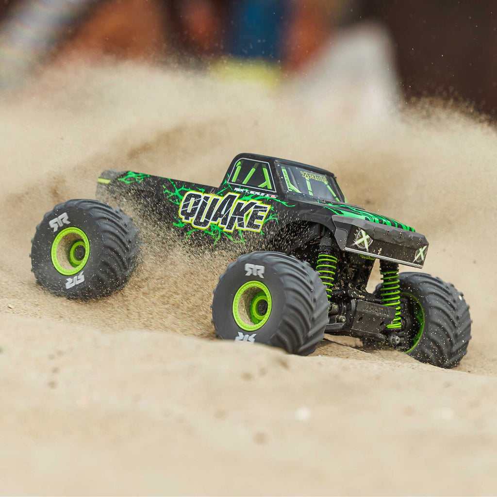 1/16 Quake GROM Small Scale 4x4 MT (Includes battery and charger) Green: ARA2137T2