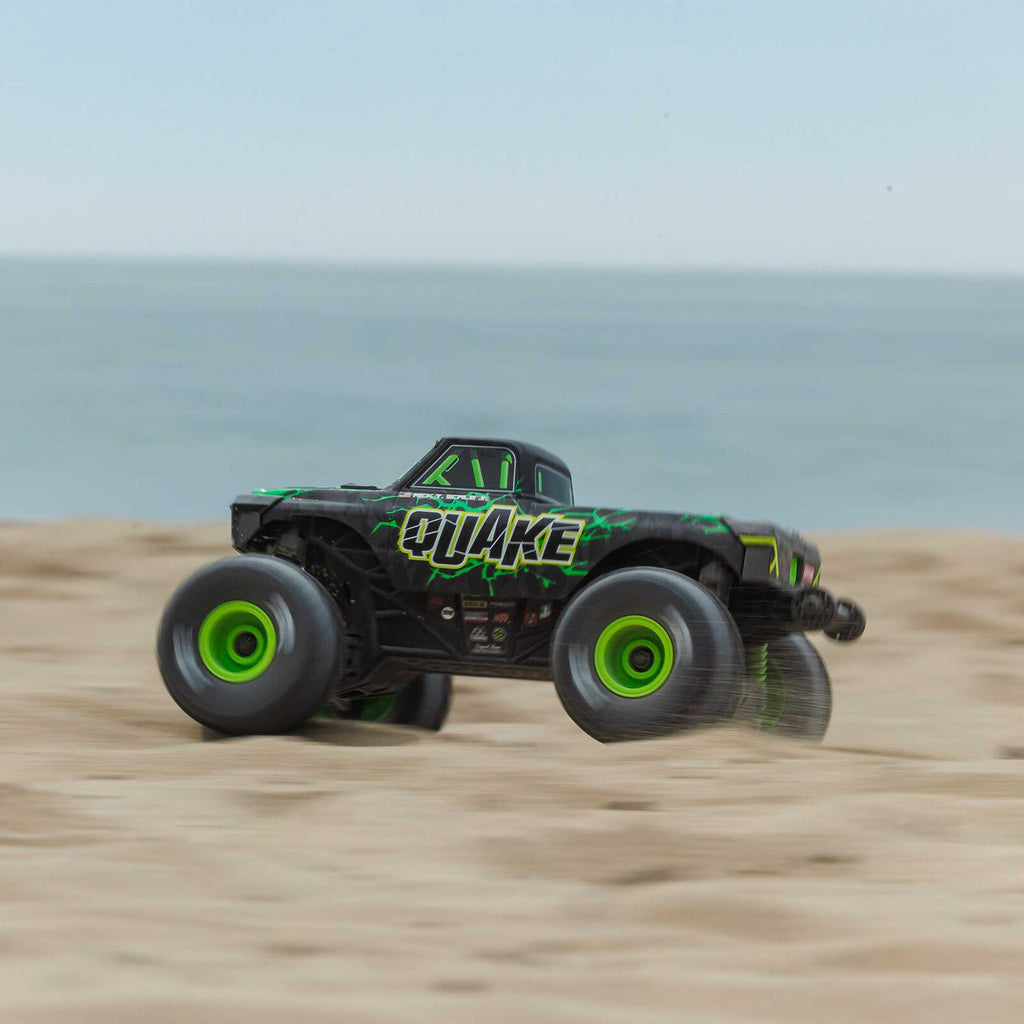1/16 Quake GROM Small Scale 4x4 MT (Includes battery and charger) Green: ARA2137T2