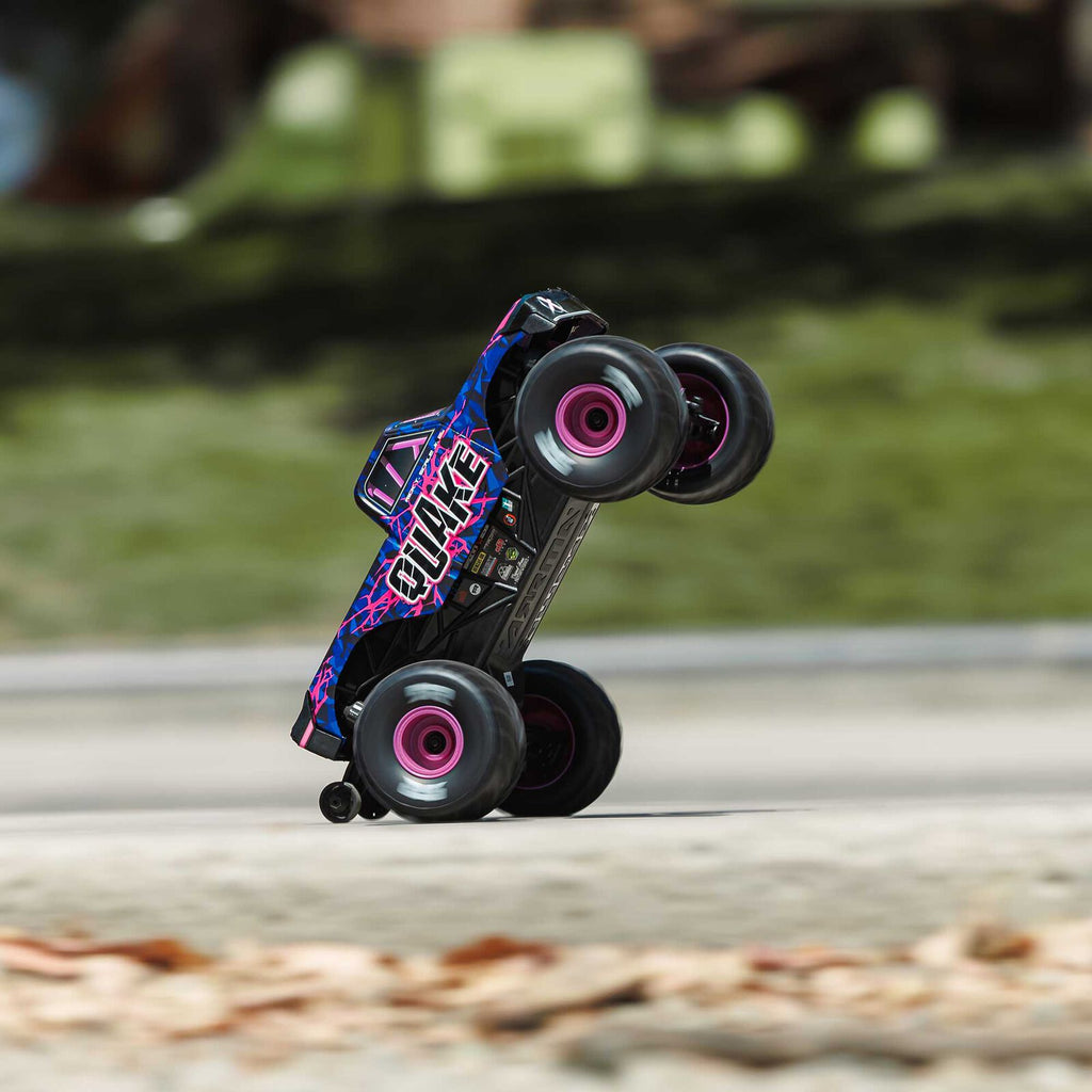 ARRMA 1/16 Quake GROM 4x4 RTR Brushed Monster Truck (Battery & Charger Included), Purple (ARA2137T3)