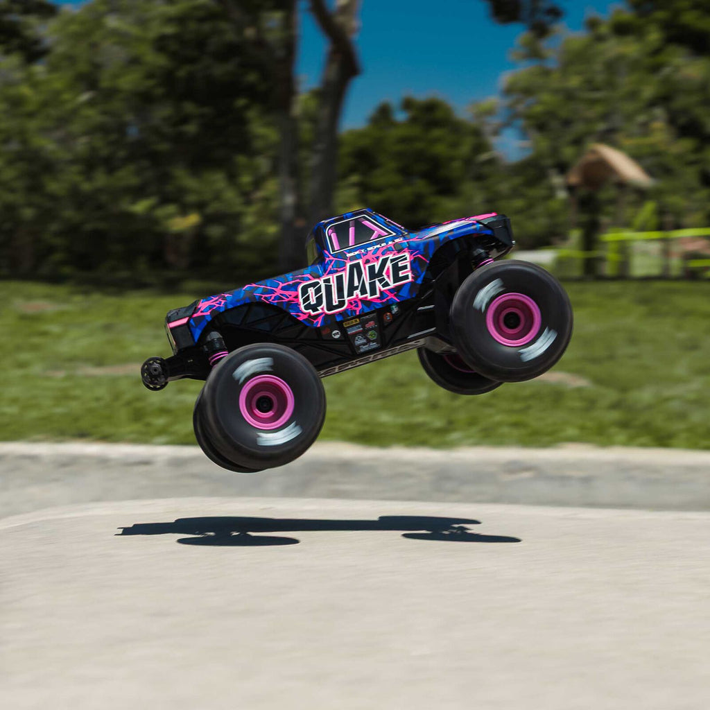ARRMA 1/16 Quake GROM 4x4 RTR Brushed Monster Truck (Battery & Charger Included), Purple (ARA2137T3)