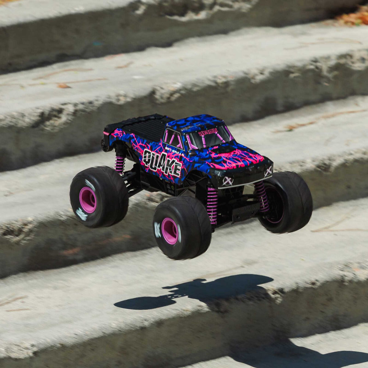 ARRMA 1/16 Quake GROM 4x4 RTR Brushed Monster Truck (Battery & Charger Included), Purple (ARA2137T3)