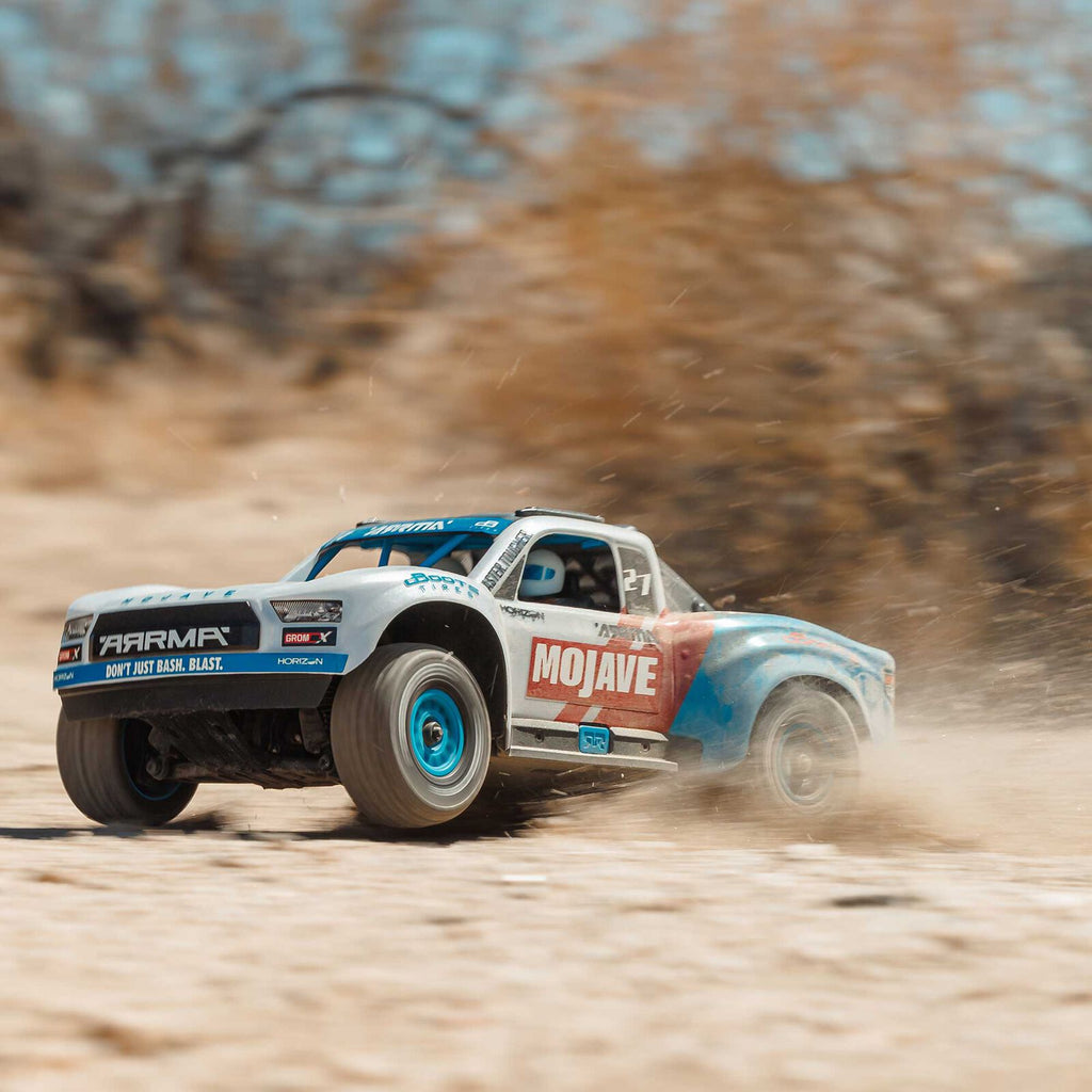 ARRMA 1/12 Mojave GROM Brushless 4x4 Buggy (Includes battery and charger) White (ARA2304ST2)