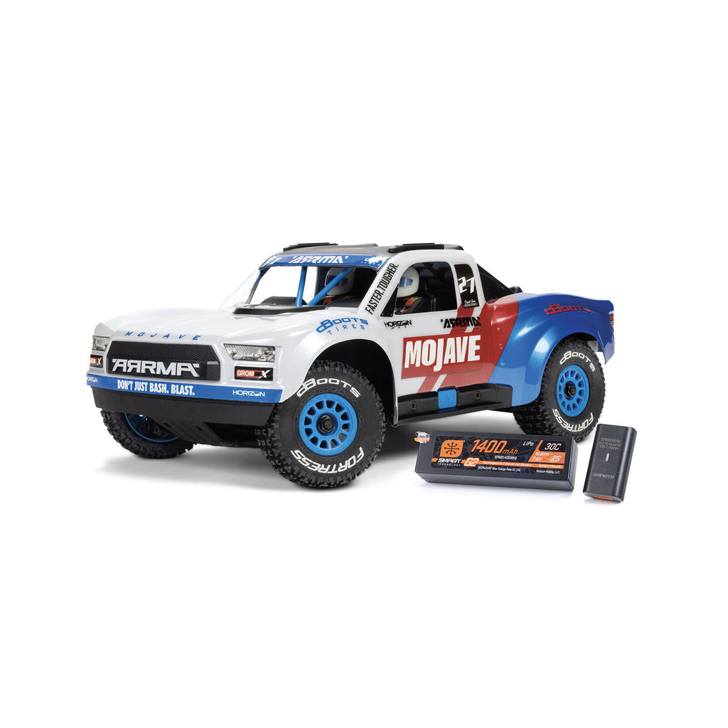 ARRMA 1/12 Mojave GROM Brushless 4x4 Buggy (Includes battery and charger) White (ARA2304ST2)