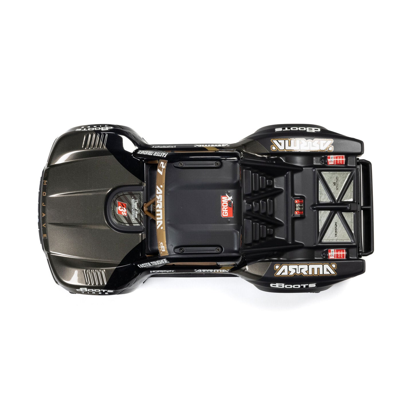 1/16 Mojave GROM Brushless 4x4 Buggy (Needs battery and charger) Black: ARA2304T1