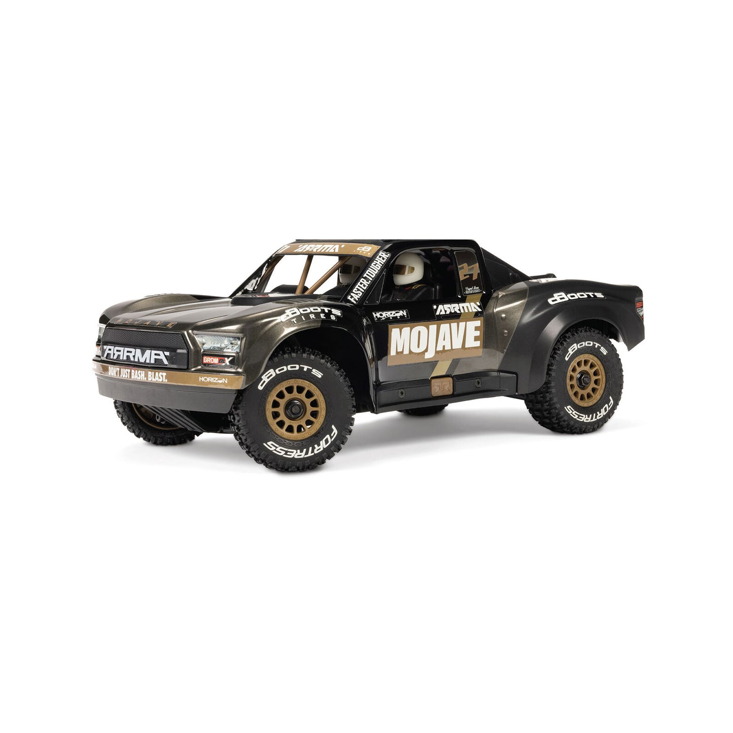 1/16 Mojave GROM Brushless 4x4 Buggy (Needs battery and charger) Black: ARA2304T1