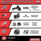 ARRMA 1/16 Mojave GROM Brushless 4x4 Buggy (Needs battery and charger) Black (ARA2304T1)